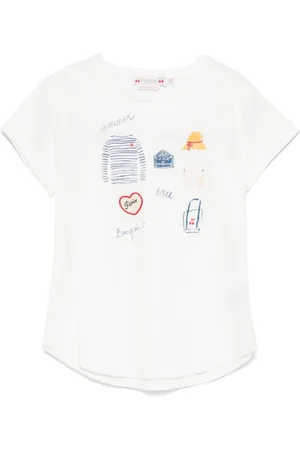 BONPOINT T-shirt med grafisk tryk
