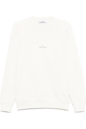 Stone Island Sweatshirt med kompasmotiv