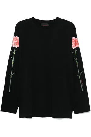 Simone Rocha Langærmet T-shirt med tryk