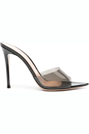 Gianvito Rossi Transparente Elle 105mm mules