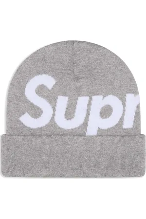 Supreme Hue med intarsia-logo