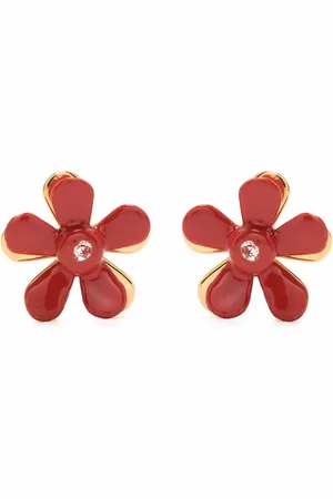 Marni ørestikker med blomstret applikation