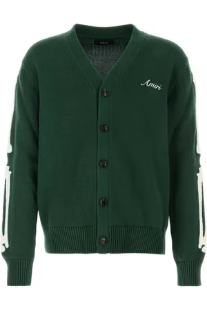 AMIRI Cardigan med knoglebroderi