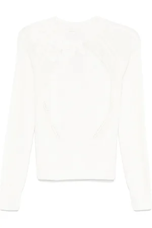 ERMANNO SCERVINO Sweater med blomsterbroderi