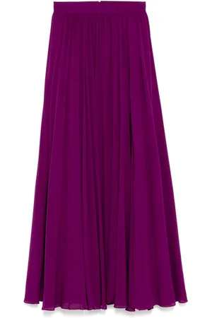 Elie saab Lang silkenederdel