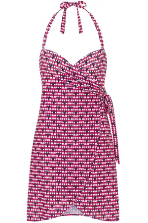 Moschino Kort kjole med logomærke