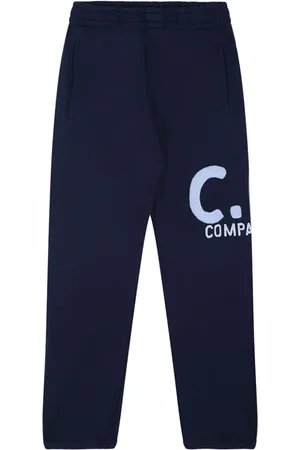 C.P. Company Joggingbukser i bomuld med præget logo