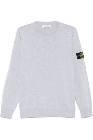 Stone Island Sweater med kompasmærke