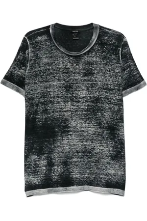 AVANT TOI T-shirt med bleget effekt