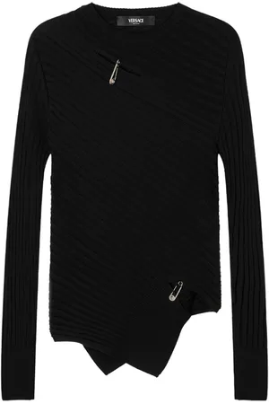 VERSACE Sweater med sikkerhedsnål