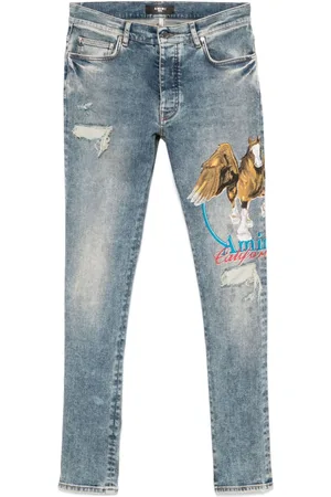 AMIRI Jeans med pegasus-tryk