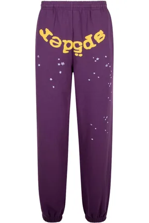 Sp5der Star OG Web V2 "Purple" joggingbukser
