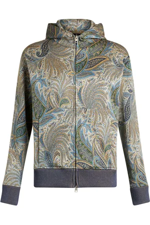 Etro Hættetrøje med paisley-tryk