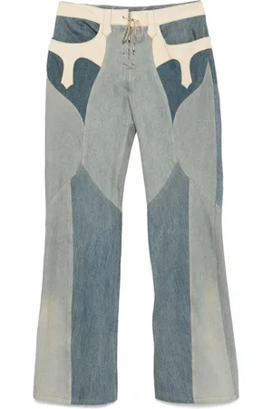 Marine Serre Jeans med svaj