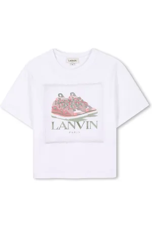 Lanvin T-shirt med sko-tryk