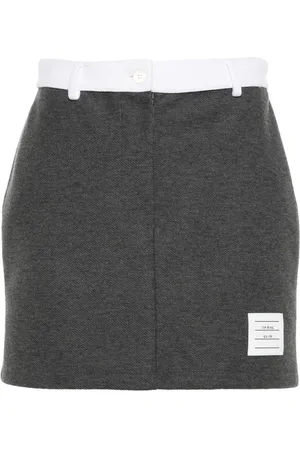 Thom Browne Kort nederdel med logomærke