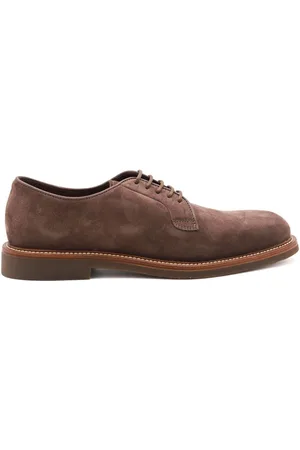 Brunello Cucinelli Derby-sko i ruskind