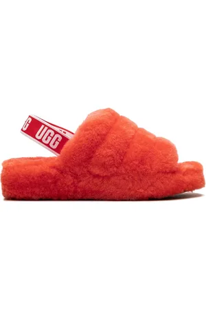 UGG Fluff Yeah "Red Currant" slippers