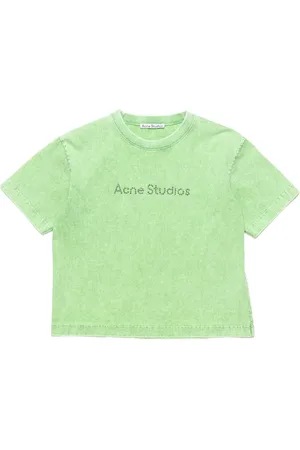 Acne Studios T-shirt med logo-nitte