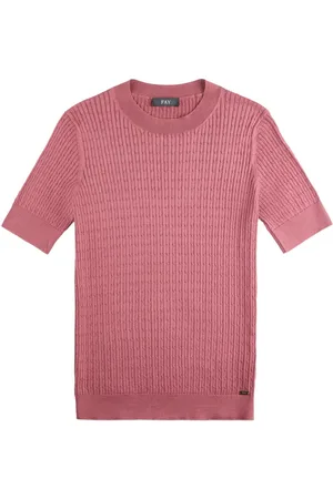 FAY Kabelstrikket T-shirt