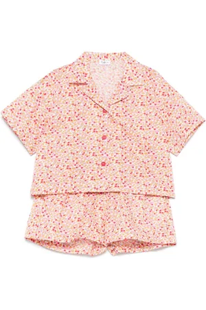 Il gufo Shortssæt med blomstertryk