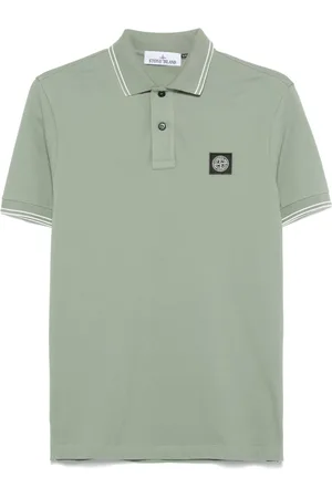 Stone Island Polo med kompasmotiv