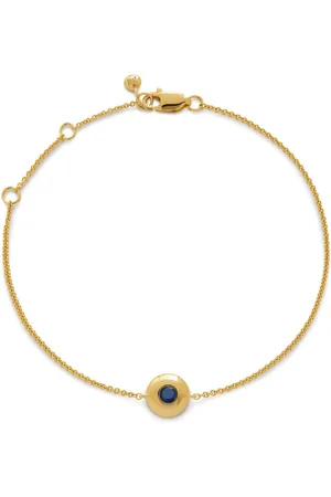 Monica Vinader September Birthstone armbånd i 18 karat forgyldt sølv