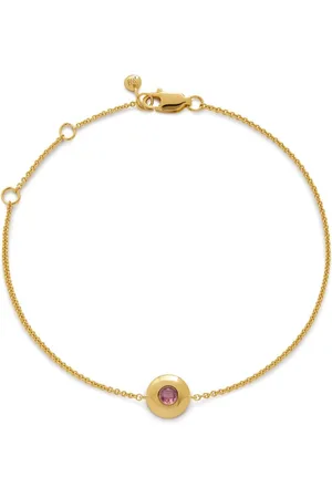 Monica Vinader October Birthstone armbånd i 18 karat forgyldt sølv