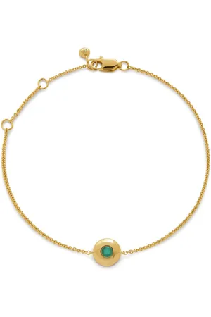 Monica Vinader May Birthstone armbånd i 18 karat forgyldt sølv