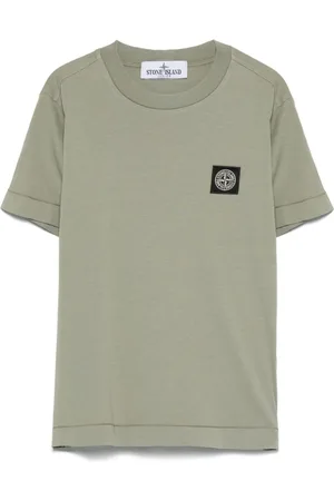 Stone Island T-shirt med kompasmotiv