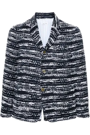 Thom Browne Ukonstrueret blazer i tweed