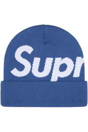 Supreme Hue med intarsia-logo