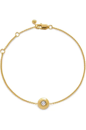 Monica Vinader April Birthstone armbånd i 18 karat forgyldt sølv