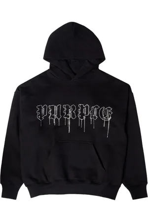 Purple Brand Crystal Gothic Drip hættetrøje