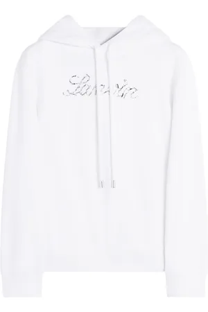 Lanvin Hættetrøje med paillet-logo