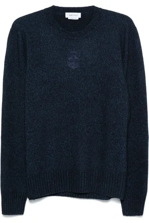 Alexander McQueen Sweater med dødningehovedbroderi
