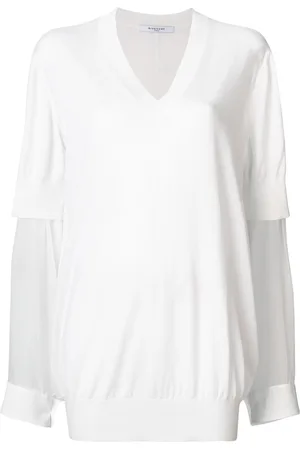 Givenchy Sweatshirt med gennemsigtige ærmer