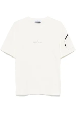 Stone Island T-shirt med logotryk