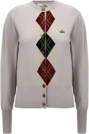 Vivienne Westwood Cardigan med argyle-mønster