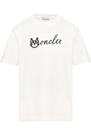Moncler T-shirt med broderet logo