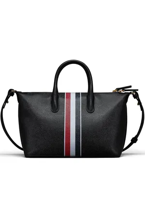 Thom Browne Lille duffle-taske i læder