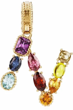 Dolce & Gabbana Rainbow N-vedhæng i 18 karat guld med flere sten