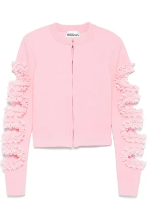 Self-Portrait X Christopher Kane cardigan med udskæringsdetalje og blonde