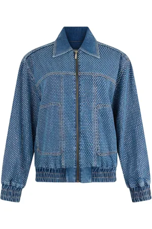 Liu Jo Denimjakke med rhinstenudsmykning