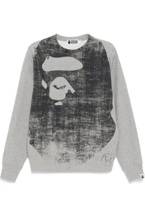 A Bathing Ape Sweater med falmet tryk