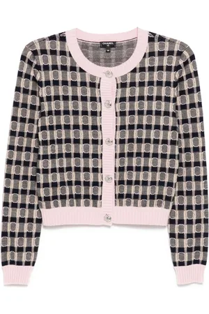 CHANEL Cardigan med logo fra 2020