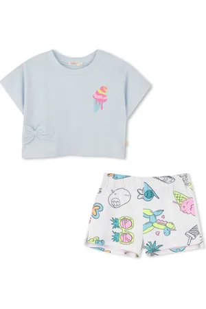 Billieblush Shortssæt med grafisk tryk