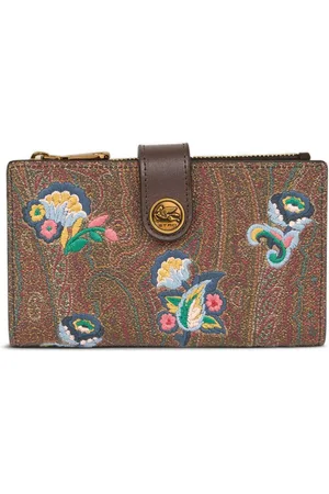 Etro Pung med blomstret broderi