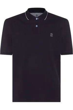 Brunello Cucinelli Polo med broderi