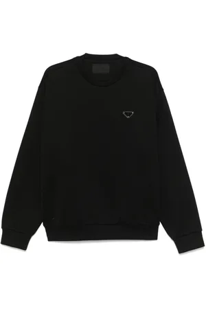 Prada Sweatshirt med trekantet logo